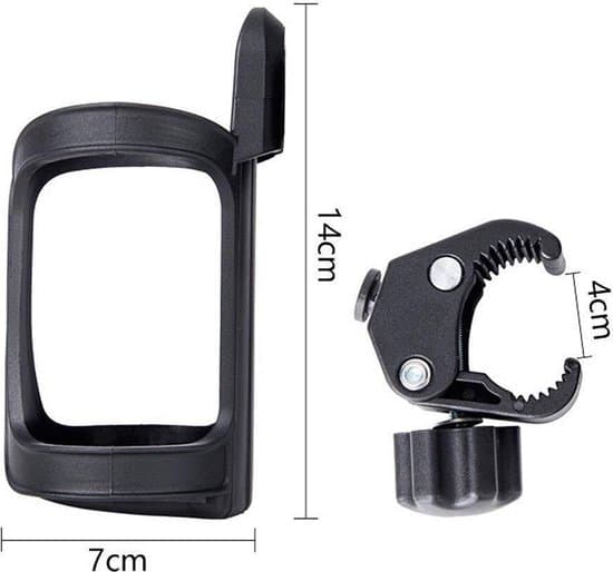 Universal Klapvogn/Cykel 360° Roterende Kopholder - Quick-release