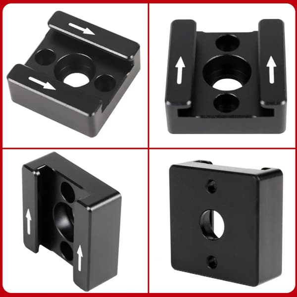 Spegelös kamerabur, förlängd stabilisator, blixtskoadapter