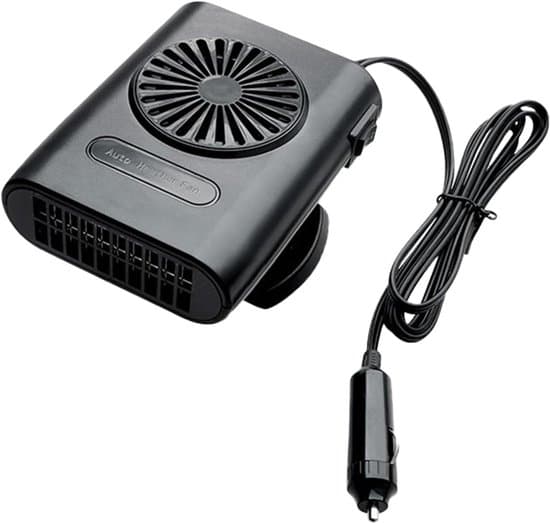Bærbar bilvarmer og køleventilator 12V - Sort