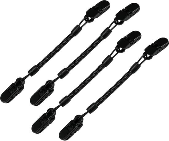 4-pack infällbara handsfree vindtäta hatt- och väskklämmor