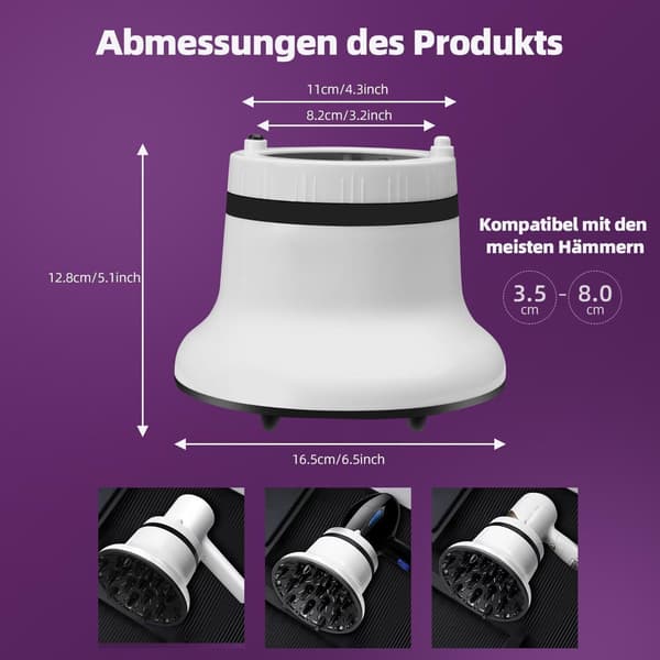 Professionelt hårtørrer diffuser tilbehør, universelt diffuser tilbehør, justerbar hårtørrer diffuser, velegnet til krøllet og bølget hår.