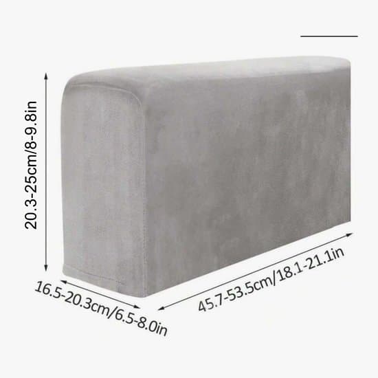 Sofföverdrag - Soffarmstödsskydd - 2-pack - Armstödsskydd - Armstödsskydd - Soffarmstödsskydd - Elastiska sofföverdrag - Kamelfärg