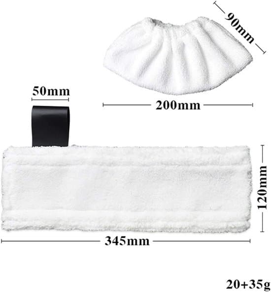 8-pack mikrofiber ångrengöringsdukar för Kärcher EasyFix