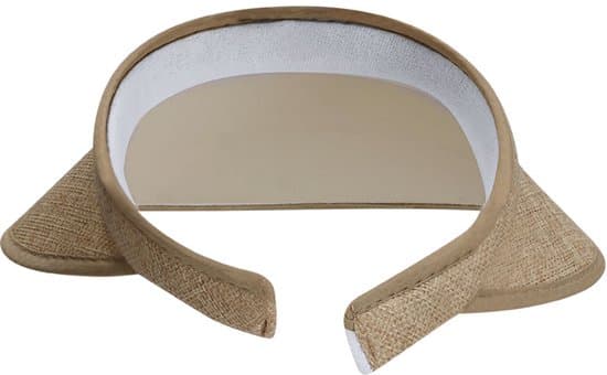 Solhatt - Solkeps - Solhatt - Unisex - Tykfoder - En storlek passar alla - Brun