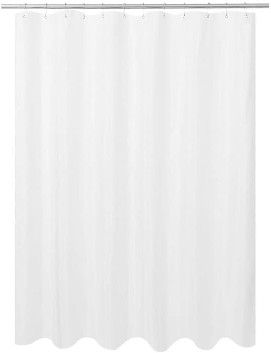 Duschdraperi - Polyestertyg - Vattentätt - Maskintvättbart - 200 cm (B) x 200 cm (H) - Vit