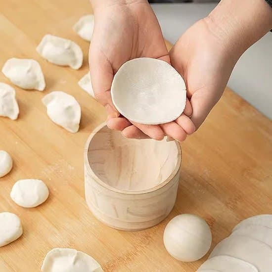 Manuel træ-dumplingpressemaskine, non-stick empanada- og raviolidejform