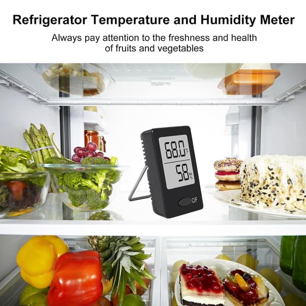 2-pack mini digital inomhustermometer och luftfuktighetsmätare