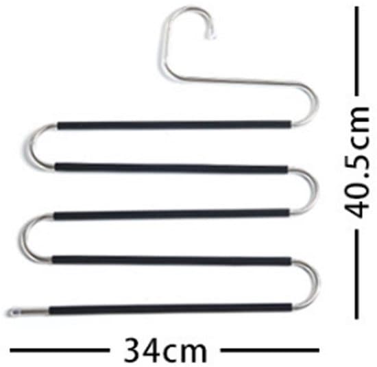 5-pack platsbesparande byxhängare