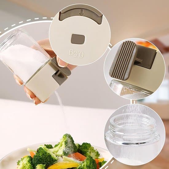 4-pack 100 ml Mini Salt-/Pepparströare Set - 0,5 g Exakt