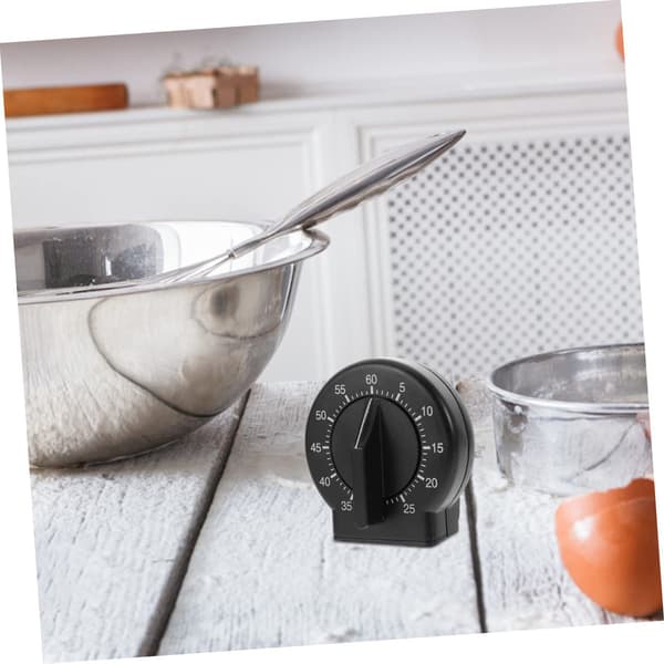 Batterifri timer, robust plast, multifunktionell 60-minuters kökstimer köksapparat.