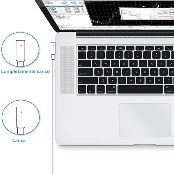 85W oplader til MacBook Pro med L-formet stik