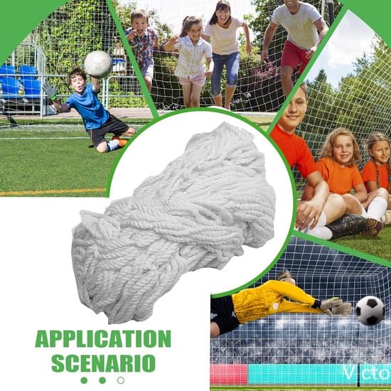 Fodboldnet (kun net) - 3x2 meter - Erstatningsnet til fodboldmål