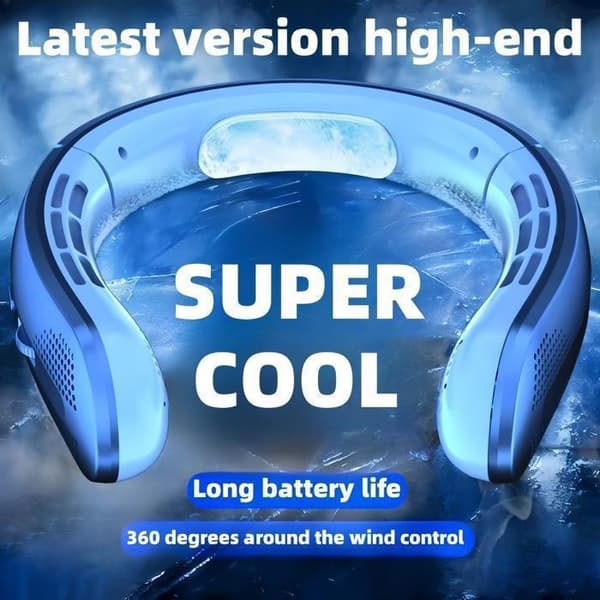 Bærbar bladløs ventilator – USB-opladning