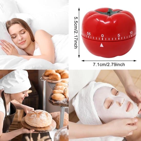 Kökstimer - Analog - Matlagningstimer - Tomattimer - Timer - 60 minuter - Tomatformad