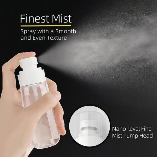 9 - Minisprayflaskor - Läckagesäkra Sprayflaskor - Fin Spray, Påfyllningsbara Resestora Sprayflaskor - för Ansiktsvatten, Kosmetika och Hårvård...