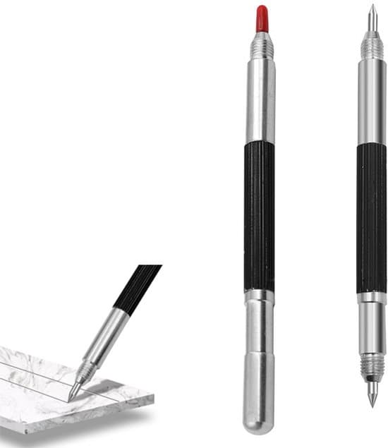 2-pack silver DIY handgravyr-/textpenna