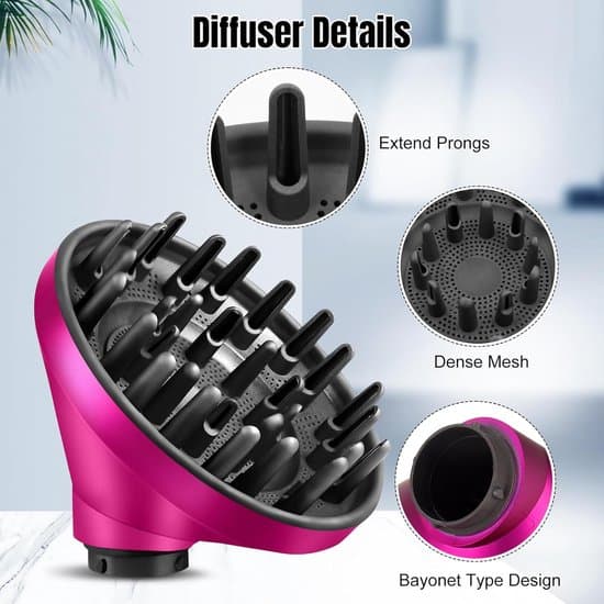 Hårtork Diffuser & Styler Tillbehörsset - För Dyson Airwrap