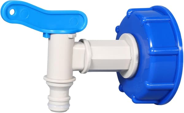 Vattentank slangadapter, kranventil