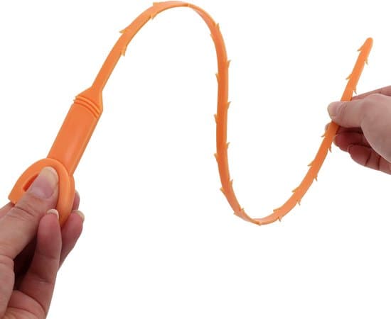 12-dele sæt til afløbsrensning, svupper til køkken, vask og bad - Orange