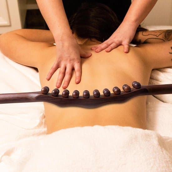 Rygmassager, træmassagepind, 20 kugler, Brun