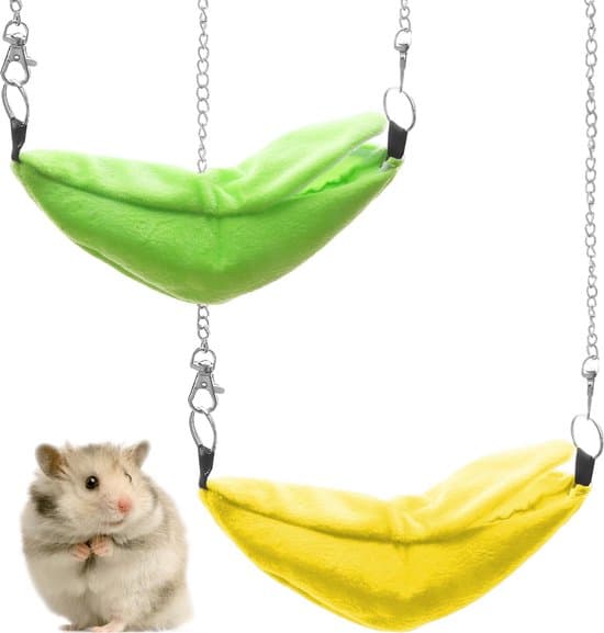 Hamsterbädd - Bananformad - 20 x 6,5 cm - 2-pack