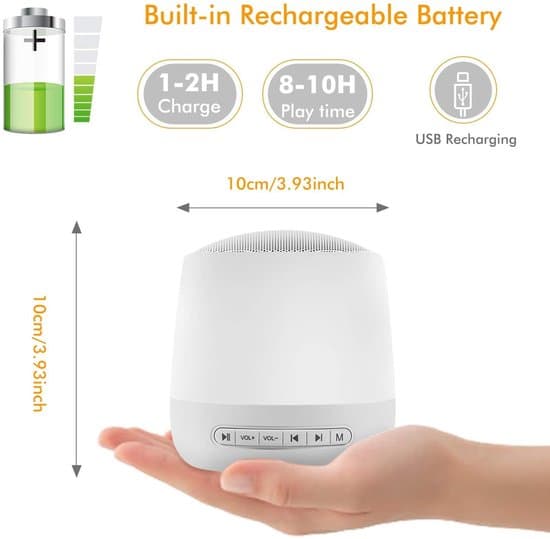 White noise machine, 28 continuous natural soothing sounds