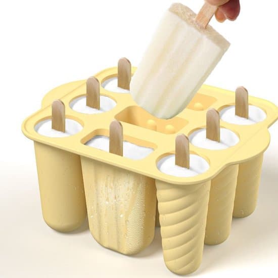 Isforme Isklumpforme Vandisforme DIY Ispinde Silikone Genanvendeligt Formsæt 9-dele Sæt Gul 21*13*9 cm