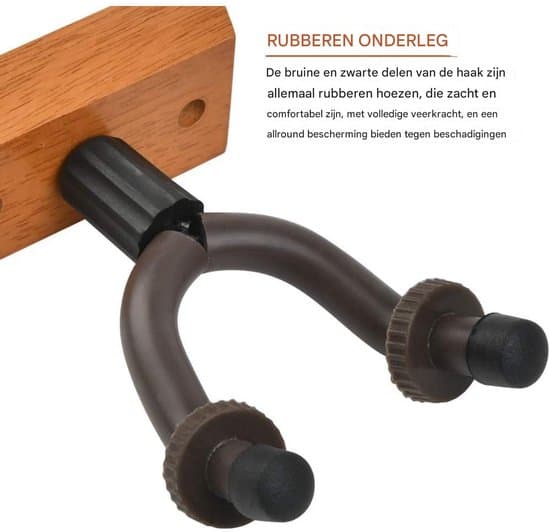 Gitarrställ – Gitarrställ – Gitarrväggfäste – Väggfäste – För fiol, ukulele, bas – väggkrok