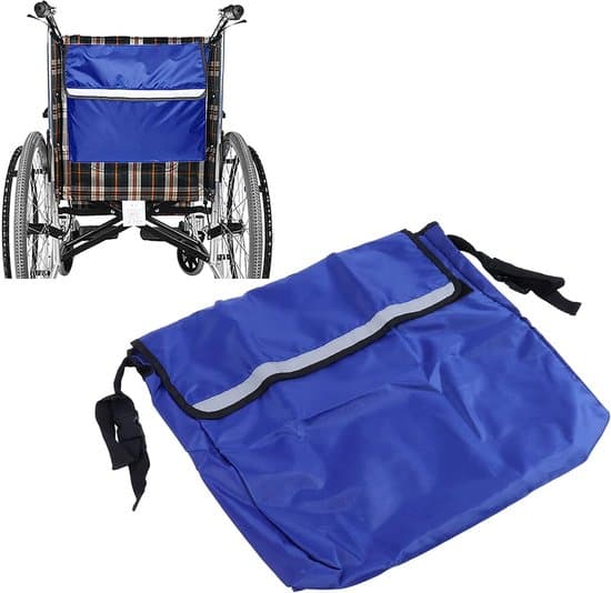 stykke Blå kørestolstaske tilbehør Opbevaring multifunktionel Rollator