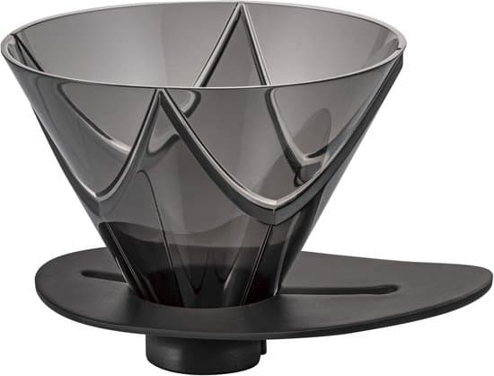 Bærbart genanvendeligt kaffefilter og holder i rustfrit stål til pour-over