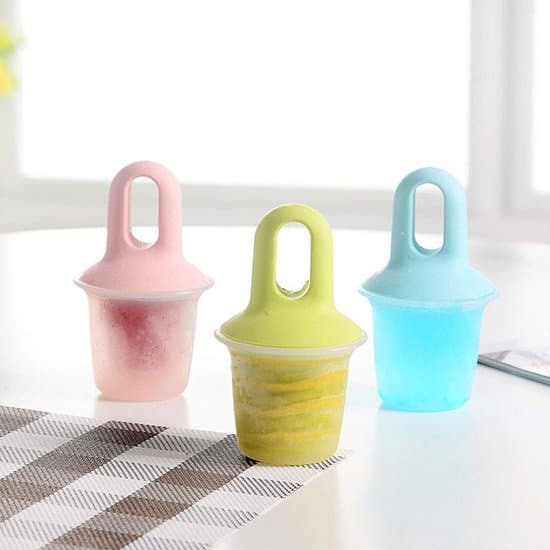 Mini farverige isforme - DIY ispindeforme til børn