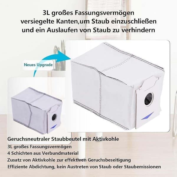 20-dele reservesæt til Ecovacs Deebot N30 Pro, inklusive én hovedbørste og fire andre tilbehørsdele.