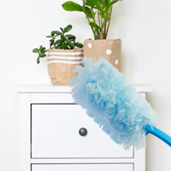 30-pack 360° engångsdukar kompatibla med Swiffer Dusters, blå