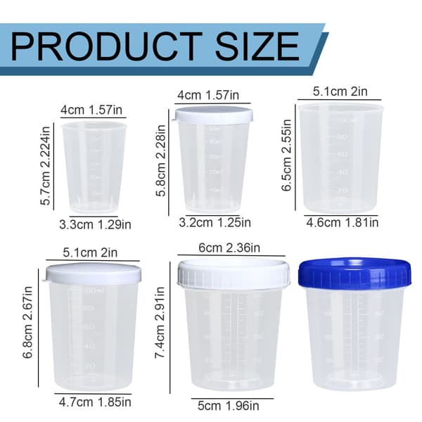 50 ml PP-plastmåttkopp