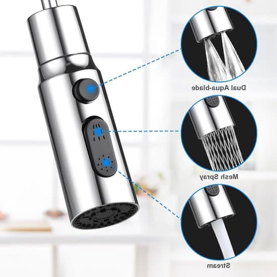 Sprayhuvud för köksblandare - 360° roterbart - 1 styck - ABS
