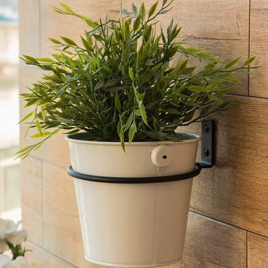 3-pak 15 cm foldbare sorte vægmonterede plantepottestøtteringe