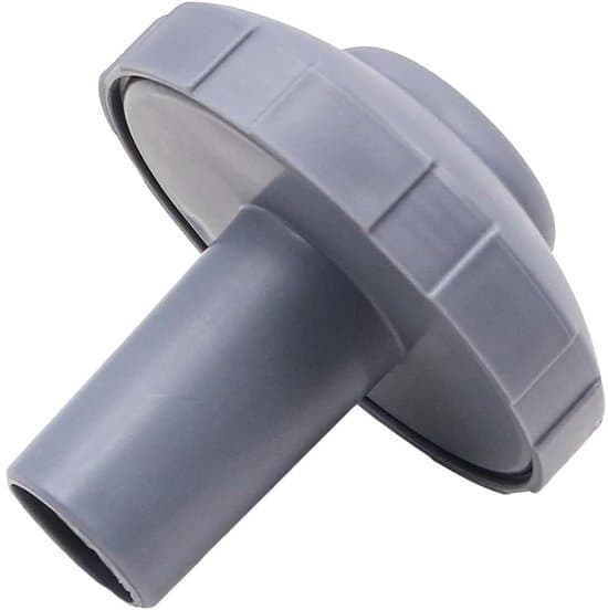 Poolinloppsventil - 32 mm diameter - för Intex-pooler - grå