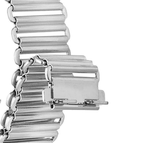 22 mm quick-release lås til Bonklip Bamboo rustfrit stål armbånd - sølv