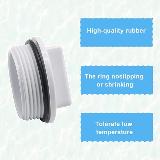 Poolprop - 1,5 tommer, todelt, vinterprop, skimmer