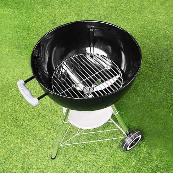 1-stykke - BBQ Grill - 34cm - Rustfrit Stål - Passer til 47cm Kulgrill