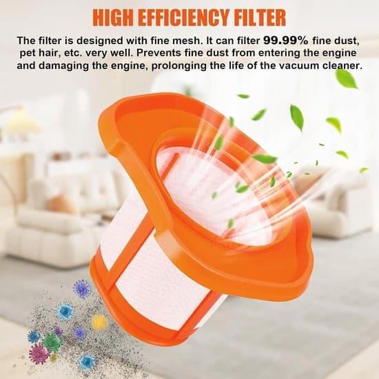 Støvsugerfiltre - 3-pak vaskbare erstatninger til Black & Decker