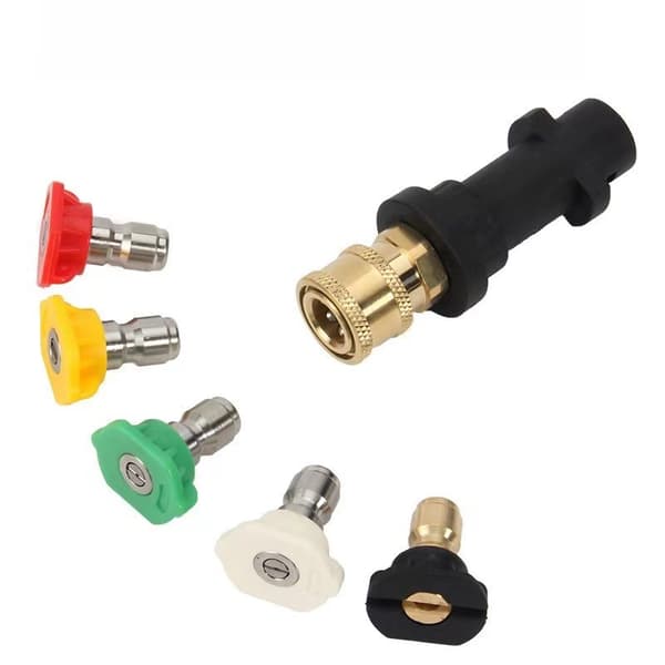 Højtryksrenser Quick Adapter Kärcher K2 K7 5 Dyser 1/4 Tomme Fitting