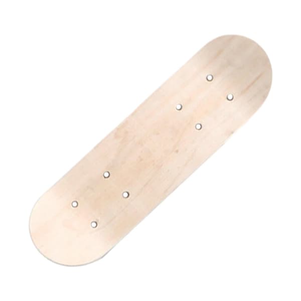 Blankt skateboarddeck i træ til børn, 43 cm