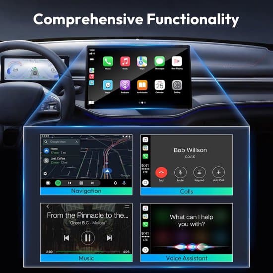 Ny trådlös Bluetooth-adapter, CarPlay-omvandlare för iOS/Android