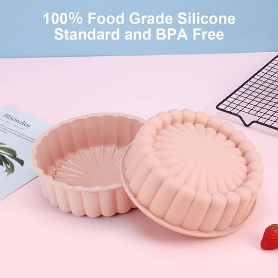 Silikone bageform, 20 cm rund kageform, 8-tommer silikone kageform, rund silikone kageform, silikone kageform, silikone bageform