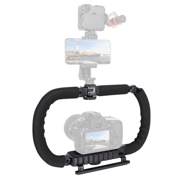 Vikbart U-format fäste C-sko stabilisator för SLR-kameror