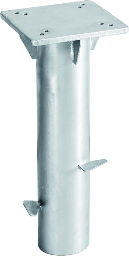 Basplatta för parasoll - Universal - Silver - Robust stöd