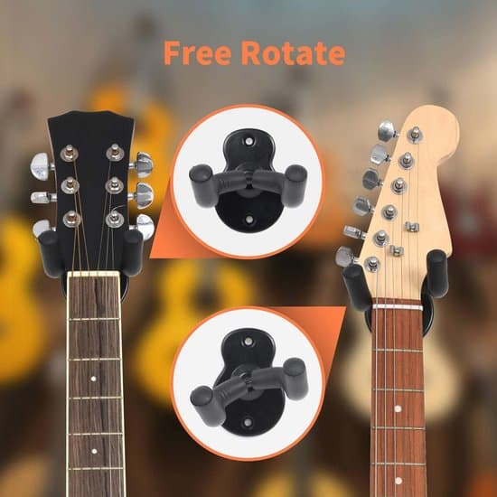 Gitarrväggfästen 3-pack - Snygga väggfästen för akustiska, elektriska och basgitarrer
