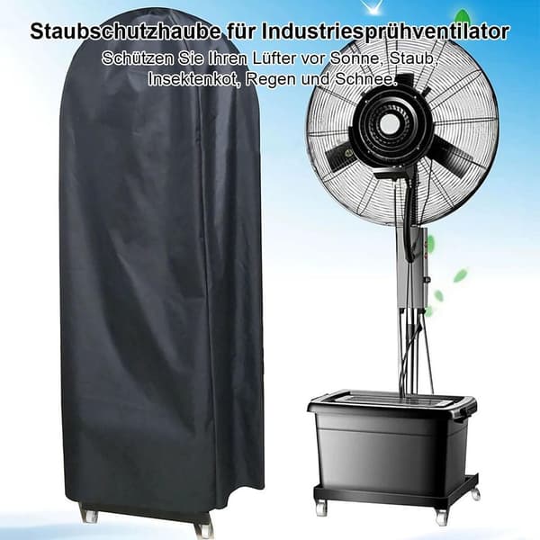 Ventilatorafdækning, tromleventilatorafdækning, udendørs ventilatorafdækning, vandtæt ventilatorafdækning, gulvventilatorafdækning - 70x30x160cm