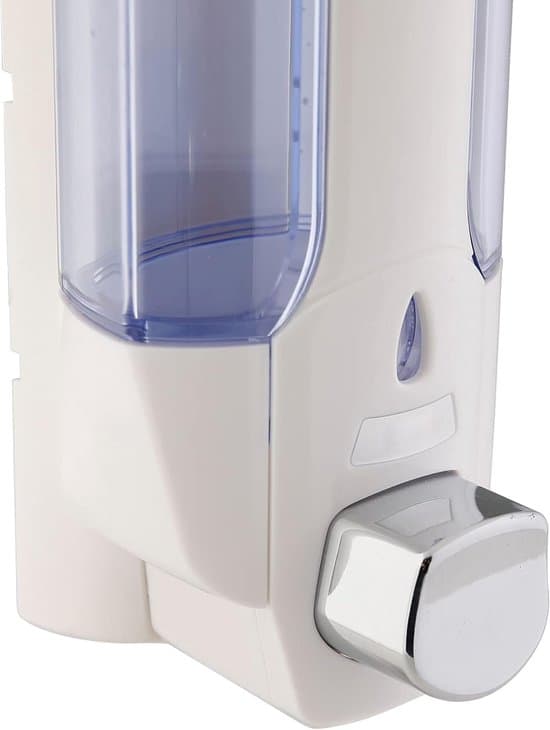 Vægmonteret sæbedispenser, hvid